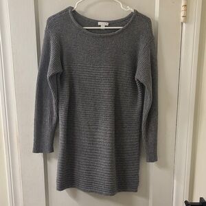 J. Jill Charcoal Knit Top